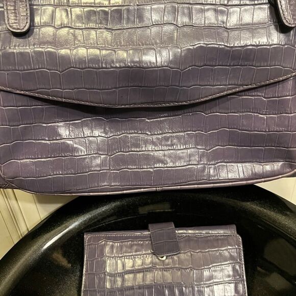 MAXX croc embossed purse and wallet - Picture 2 of 10